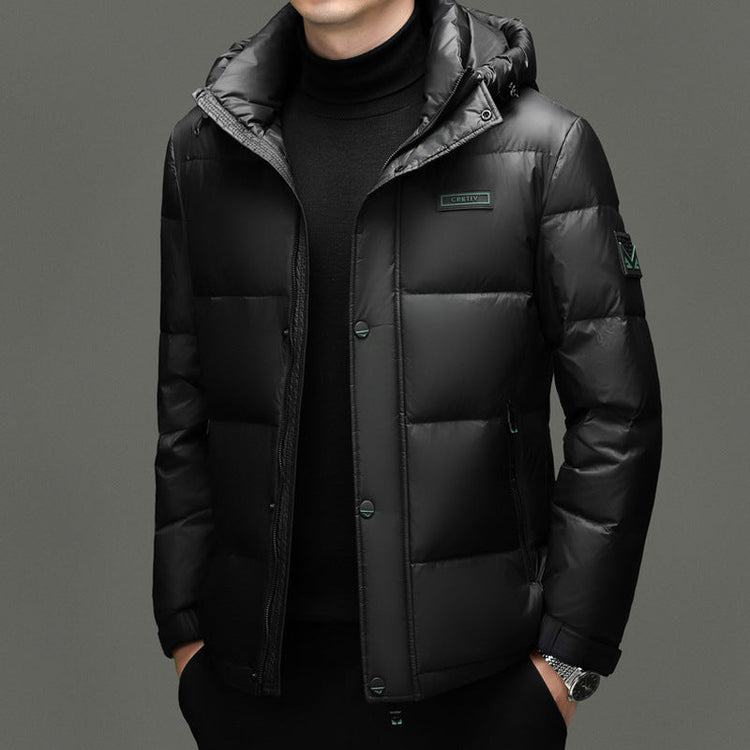New Style Casual Windproof And Cold-resistant Jacket With Detachable Hood TRENDFLOW