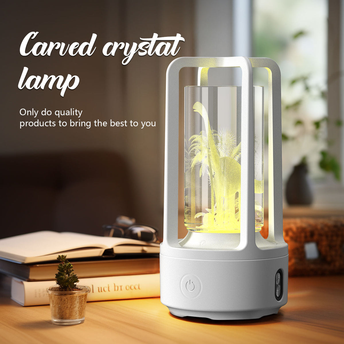 Creative 2 In 1 Audio Acrylic Crystal Lamp And Bluetooth Speaker Valentine&