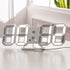 3D LED Wall Digital Clock TRENDFLOW