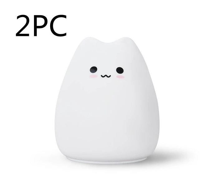 Silicone Touch Sensor LED Night Light For Children Baby Kids TRENDFLOW