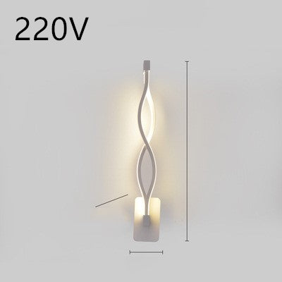led wall lamp nordic minimalist bedroom bedside lamp TRENDFLOW
