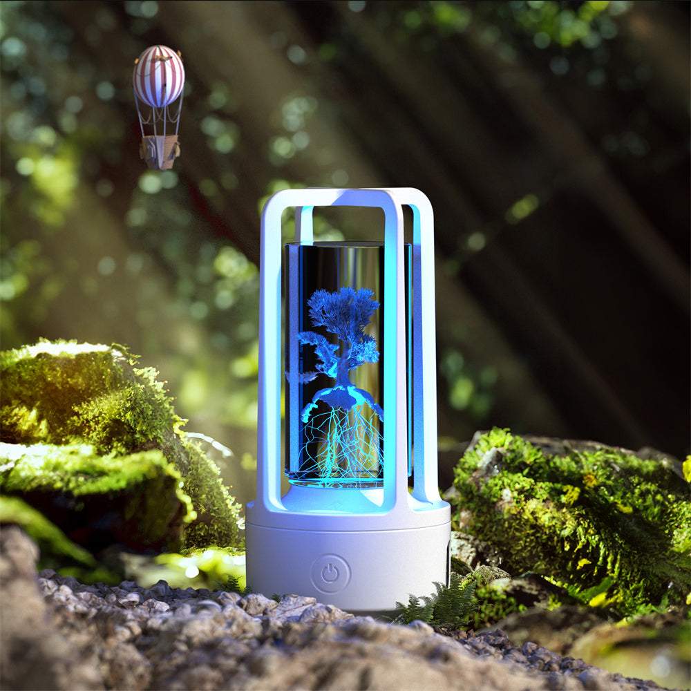 Creative 2 In 1 Audio Acrylic Crystal Lamp And Bluetooth Speaker Valentine&