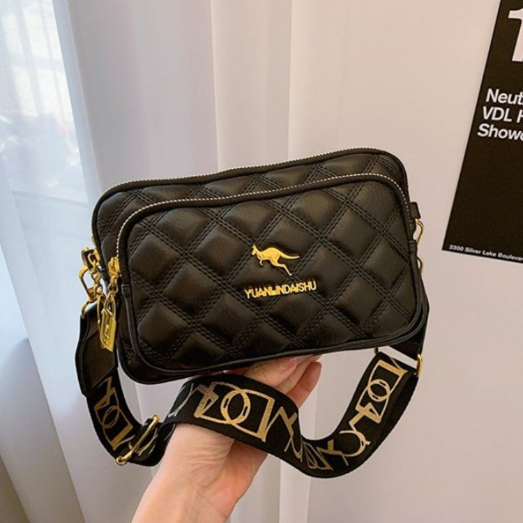 Korean Style Elegant Diamond Patterned Phone Bag Chic And Casual Shoulder Crossbody Bag TRENDFLOW
