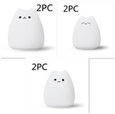 Silicone Touch Sensor LED Night Light For Children Baby Kids TRENDFLOW