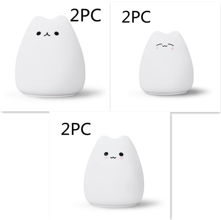 Silicone Touch Sensor LED Night Light For Children Baby Kids TRENDFLOW