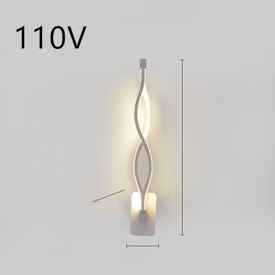 led wall lamp nordic minimalist bedroom bedside lamp TRENDFLOW