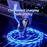 Magnetic Charging Cable Streamer Fast Charging Cable Lighting Micro USB Cable LED Magnet Charger Type-C Cable TRENDFLOW