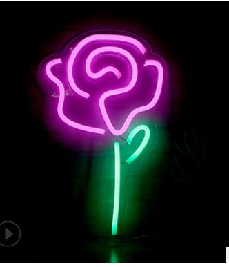 LED Neon Light, Acrylic Back Panel, Room Decoration Night Light TRENDFLOW