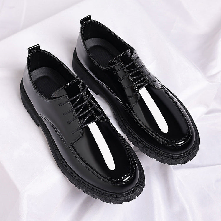 New-style Casual Leather Shoes For Men With A Polished Finish TRENDFLOW