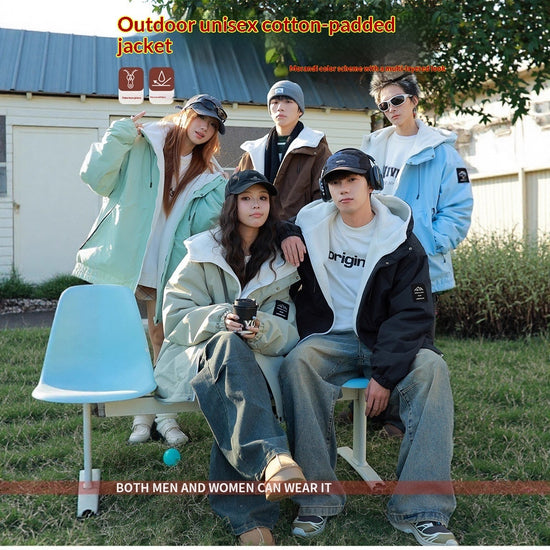 Unisex Reversible Cotton Coat For Outdoor Wear