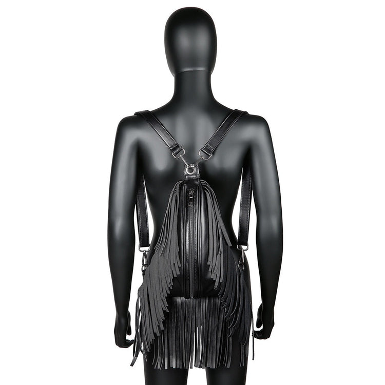 Outdoor Fashionable Tassel Backpack Wallet TRENDFLOW