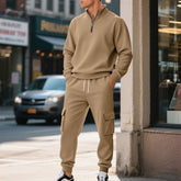 Fleece-lined Thermal Zip-up Men&