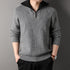 Twisted Jacquard Lapel Sweater Cardigan Men TRENDFLOW