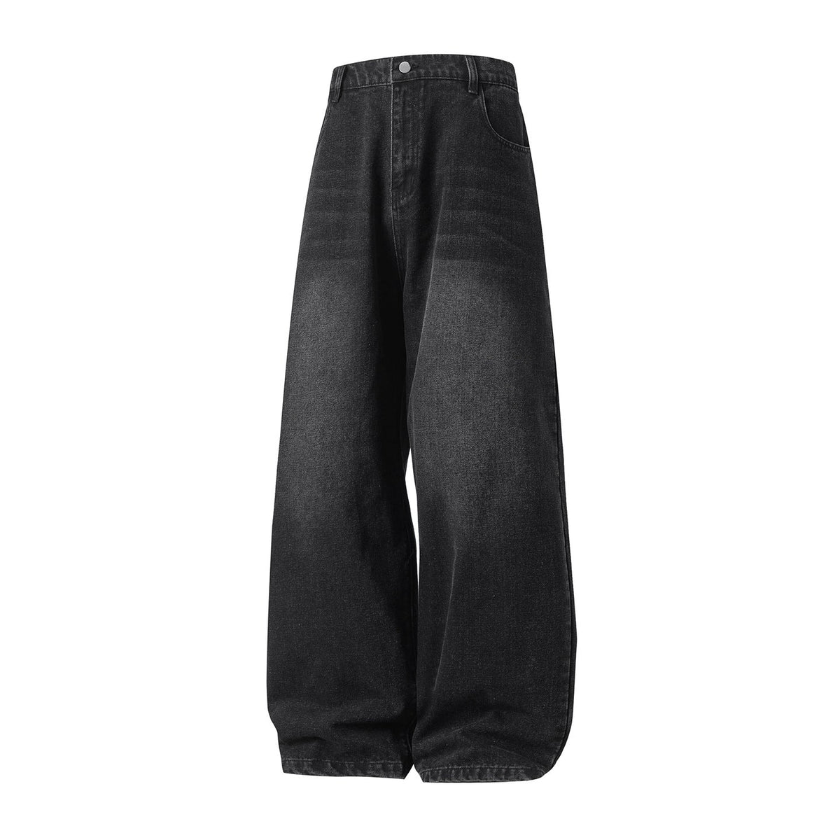 Vintage Washed Distressed Straight Loose Jeans TRENDFLOW