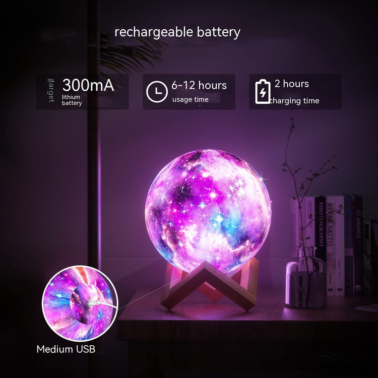 3D Printing Moon Light Galaxy  Light TRENDFLOW