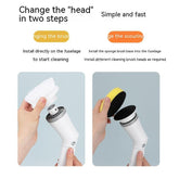Electric Scrubber Cleaning Wall Long Handle Elbow Telescopic Multifunction Cleaning Brush TRENDFLOW