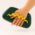 Irregular Shaped PU Wrist Bag Fashionable Handbag For Weddings And Evening Parties TRENDFLOW