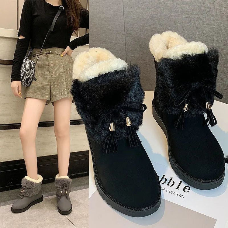 New Style Mid-length Snow Boots For Kids And Students TRENDFLOW
