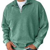 New Stand Collar Loose Drop Shoulder Men&