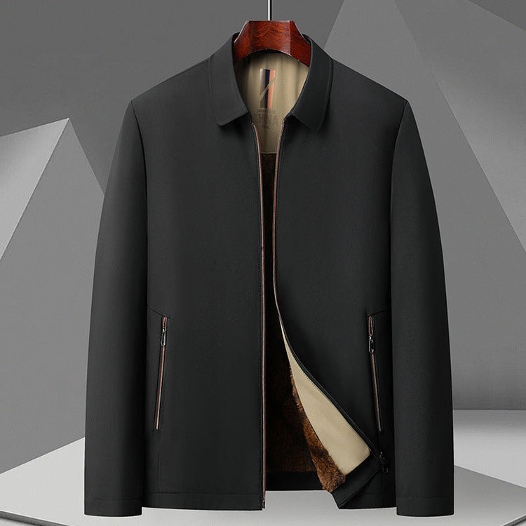 Fall Winter Men Fleece Padded Jacket TRENDFLOW