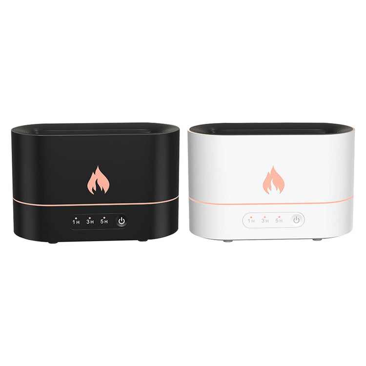 Siming Flame Aromatherapy Machine Home Bedroom Silent Atmosphere Light Humidifier Flame Diffuser Home Decor TRENDFLOW