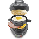 Household Breakfast Machine Hamburg Sandwich Maker With Egg Cooker Ring Machine Bread Sandwich Machine Waffle Machine TRENDFLOW