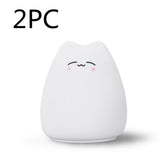 Silicone Touch Sensor LED Night Light For Children Baby Kids TRENDFLOW
