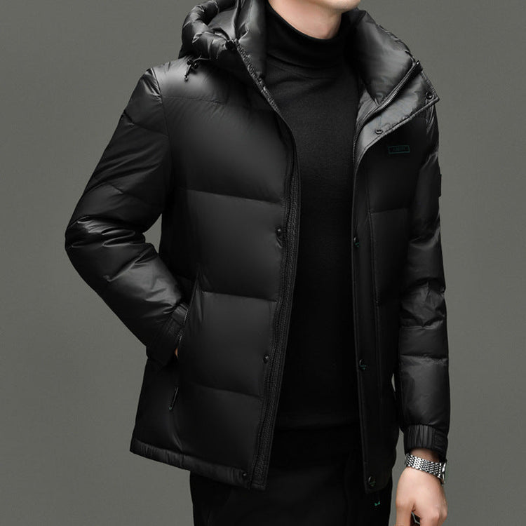 New Style Casual Windproof And Cold-resistant Jacket With Detachable Hood TRENDFLOW