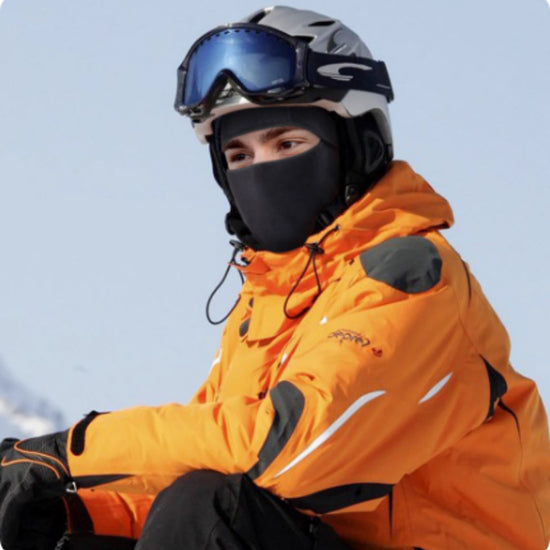 Winter Fleece-lined And Thickened Ski Hood, Windproof And Cold-proof Motorcycle Face Mask TRENDFLOW