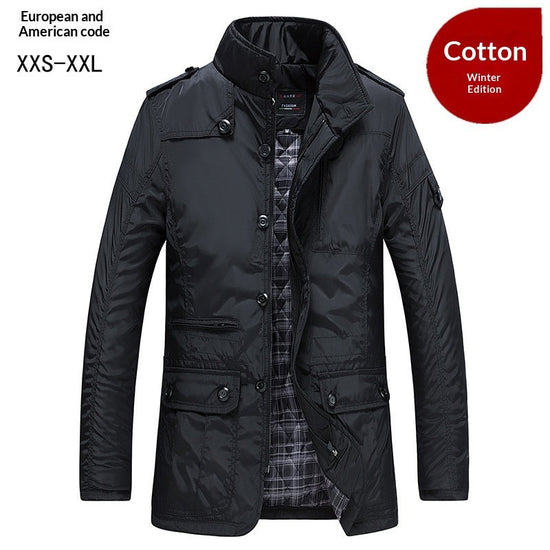 Autumn And Winter New Mid-length Jacket Men&