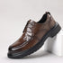 Leisure Chunky-soled Elevating Leather Shoes TRENDFLOW
