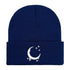 Amazon Embroidered Knitted Hat With Moon And Stars Design AutumnWinter Wool Hat TRENDFLOW