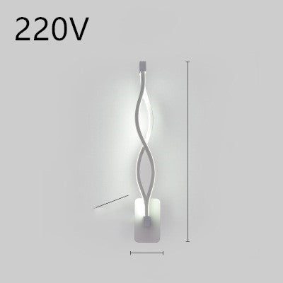 led wall lamp nordic minimalist bedroom bedside lamp TRENDFLOW