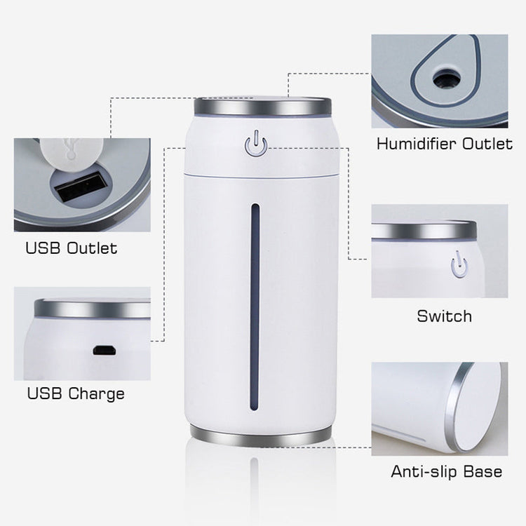 Hot Selling Car Humidifier 220ML Mini USB Aroma Diffuser Wholesale Air Humidificator TRENDFLOW