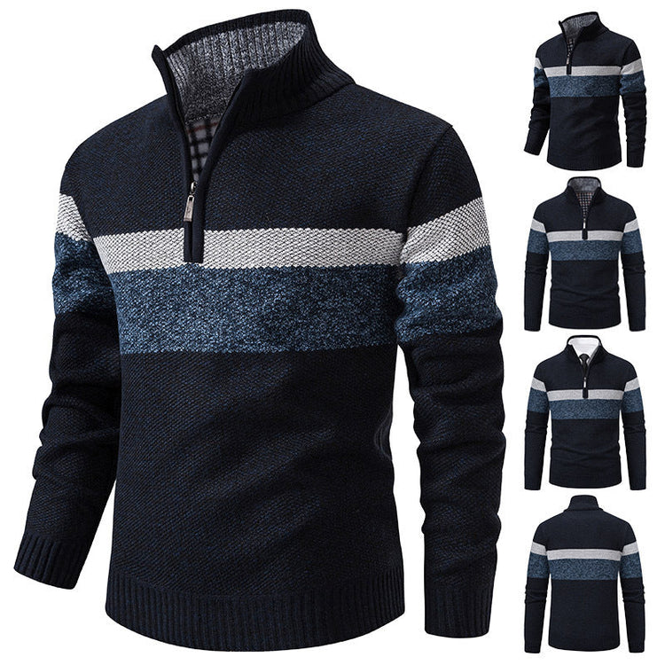 Stand-collar Warm Knitted Sweater Pullover TRENDFLOW