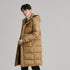 Solid Color Hat Man Mid-length Thickened Coat TRENDFLOW