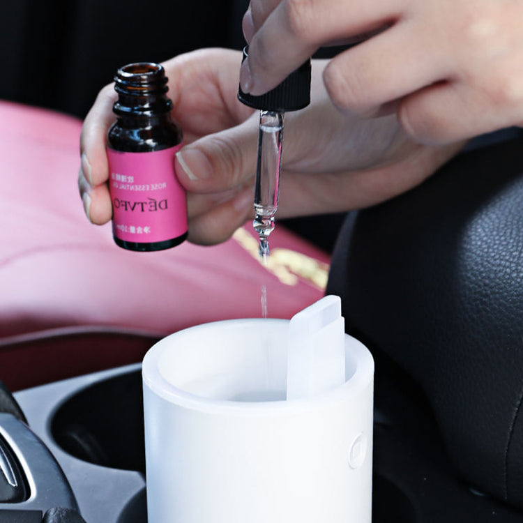 Dropshipping Car Diffuser Aroma Ultrasonic Water Mist Humidifier Lighting Oils Diffuser Car Aroma Diffuer Humidifier TRENDFLOW