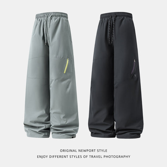 Warm And Thick Cotton Pants Straight Leg Sports Trousers TRENDFLOW